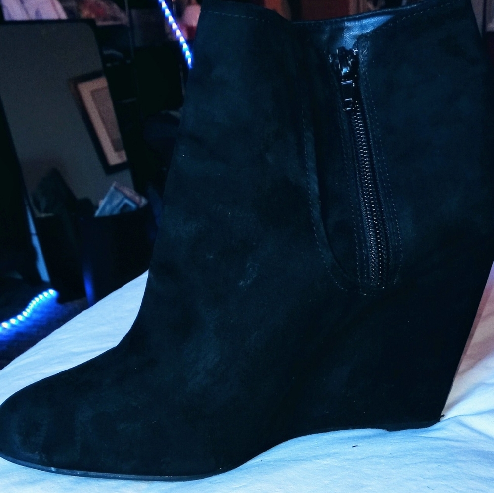 Ankle Boots black suede